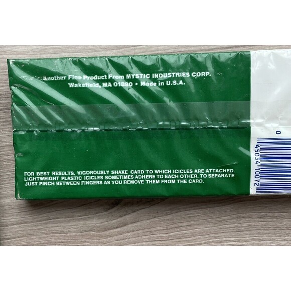 Vintage Mystic Icicles 2000 Strands in 2 packages 18" Tinsel - New - Picture 3 of 4